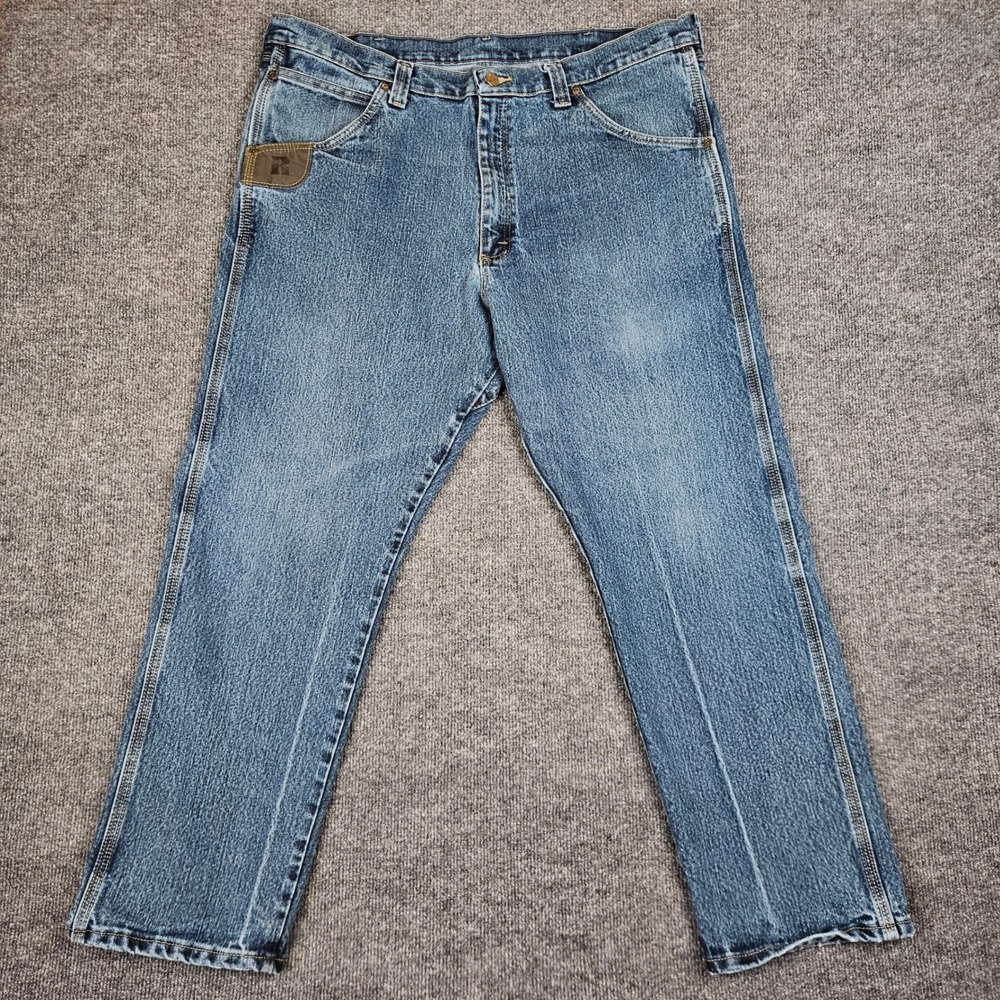 Wrangler Riggs Workwear Relaxed Fit Jean Men 40x30 Straight Leg Med Wash